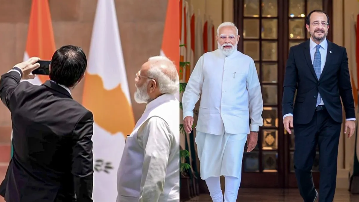 पीएम मोदी संग सेल्फी लेकर खुश नजर आए साइप्रस के राष्ट्रपति, भारत-साइप्रस रिश्तों को मिला ‘स्ट्रैटेजिक पार्टनरशिप’ का दर्जा
