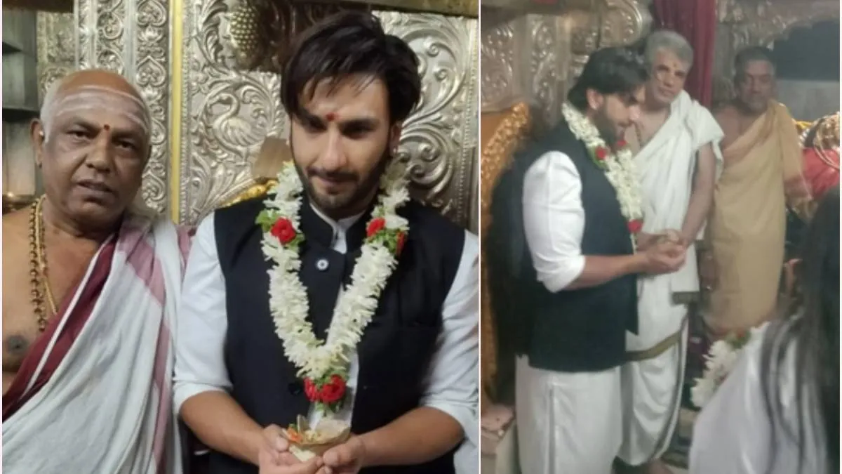 ‘डॉन 3’ विवाद के बीच चामुंडेश्वरी मंदिर पहुंचे रणवीर सिंह, हाई कोर्ट के निर्देश पर मांगी माफी