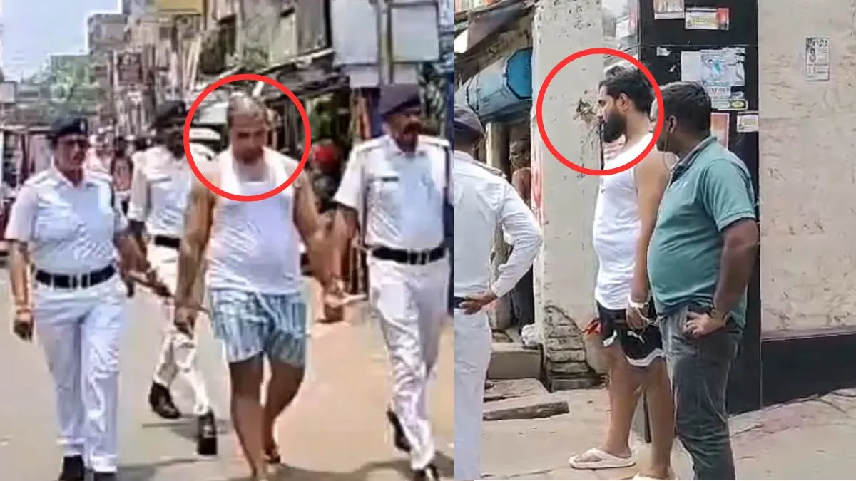 पश्चिम बंगाल में अपराधियों पर शुभेंदु सरकार का सख्त एक्शन, हावड़ा में कुख्यात बदमाश की सड़क पर कराई गई परेड