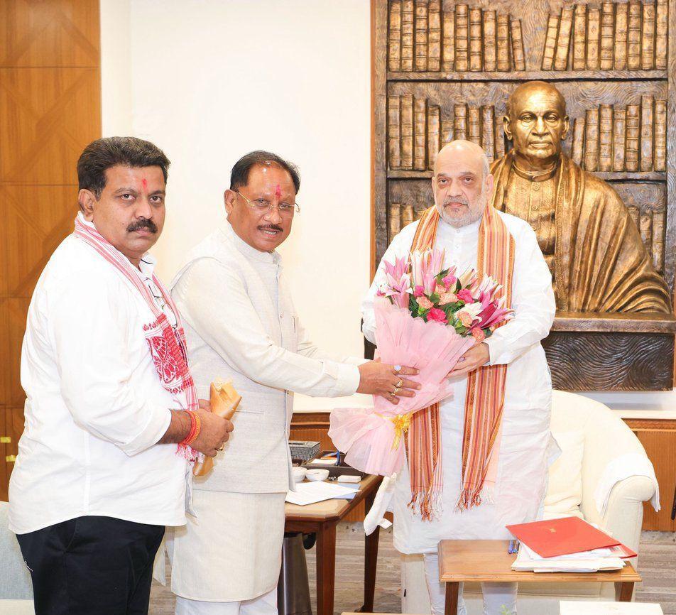 छत्तीसगढ़ में आयुर्वेद संस्थान की मांग: अमित शाह से मिले विष्णुदेव साय, AIIA के लिए रखा बड़ा प्रस्ताव