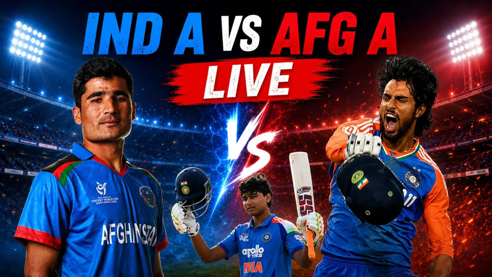 IND A vs AFG A Live: वैभव सूर्यवंशी पर टिकी निगाहें, अफगानिस्तान ने टॉस जीतकर चुनी गेंदबाजी