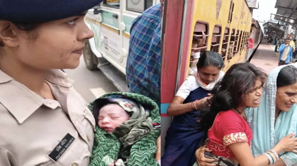 डोंगरगढ़ के पास चलती ट्रेन में गर्भवती महिला ने दिया स्वस्थ बेटे को जन्म, महिला यात्रियों की सूझबूझ से टला बड़ा खतरा